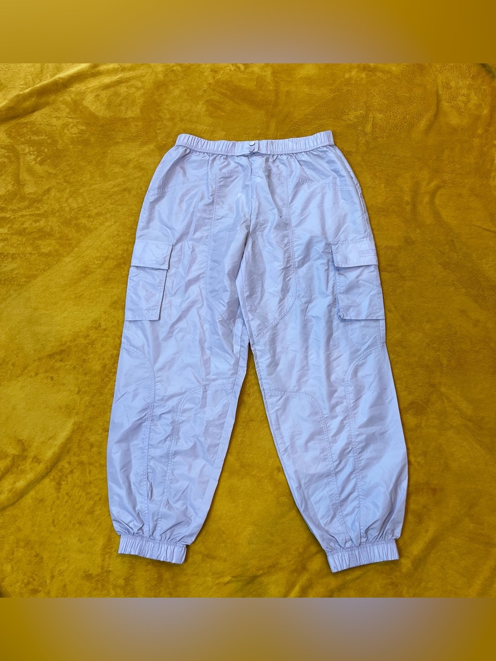 Fabletics Light Lavender Cargo Track Joggers